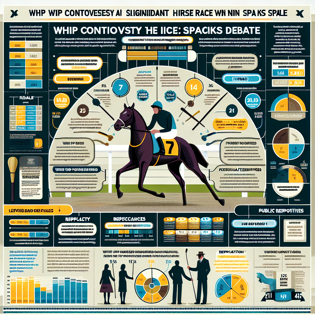 Infographic for Whip Controversy Surrounding Jockey Alvarado's Kentucky Derby Win Sparks Debate